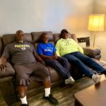 Tank using furniture that was donated to New Life Furniture Bank