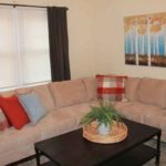 Living room after New Life Furniture Bank