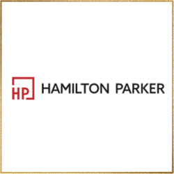 Hamilton Parker logo, Party in the House 2026 sponsor