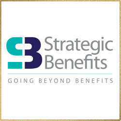 Strategic Benefits logo, Party in the House 2026 sponsor